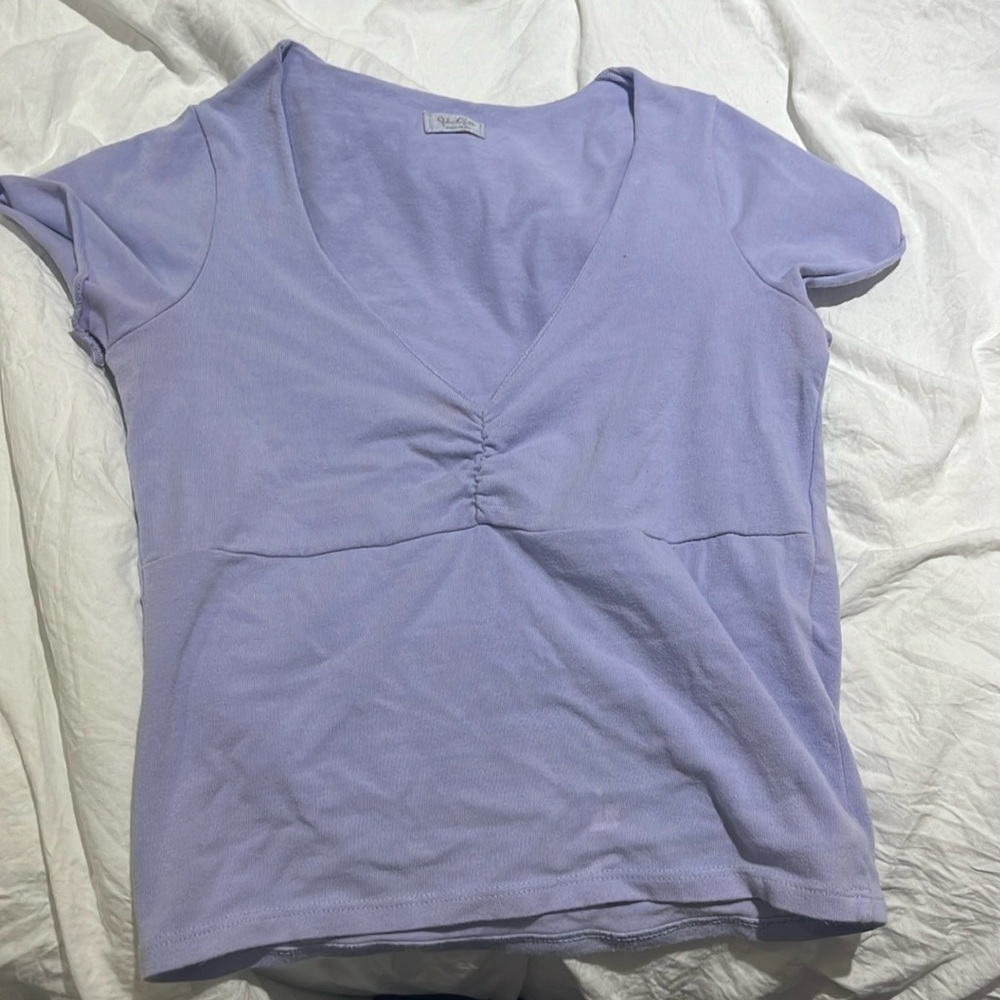 John Galt - Brandy Melville purple shirt one size fits all